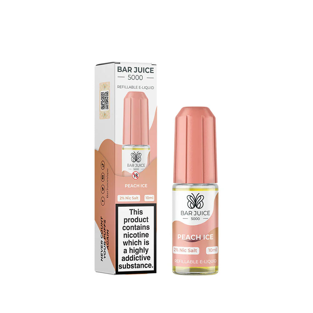 Bar Juice 5000 Peach Ice 10ml Nic Salts