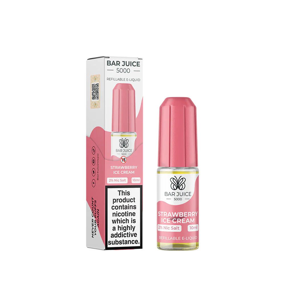 Bar Juice 5000 Strawberry Ice Cream 10ml Nic Salts