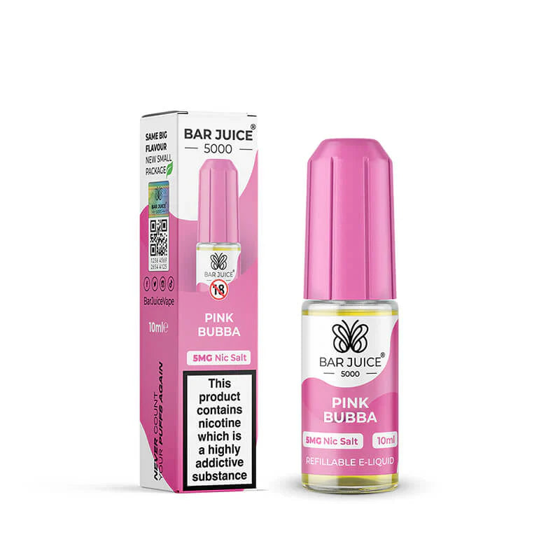Bar Juice 5000 Pink Bubba 10ml Nic Salts