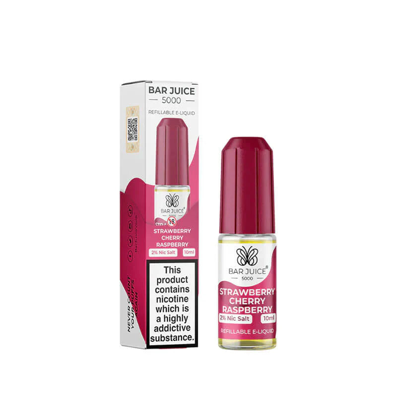 Bar Juice 5000 Strawberry Cherry Raspberry 10ml Nic Salts