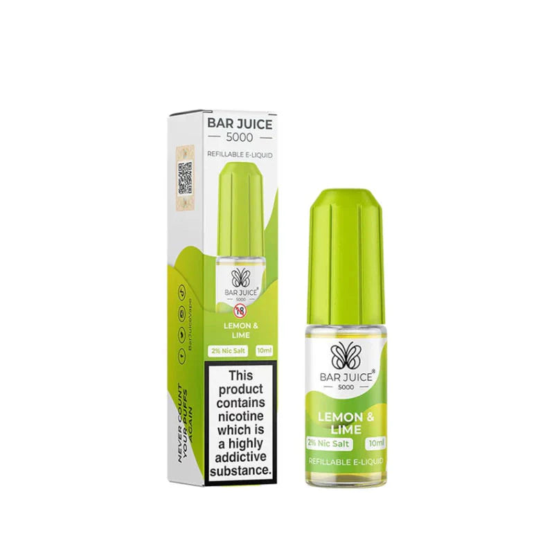 Bar Juice 5000 Lemon & Lime 10ml Nic Salts