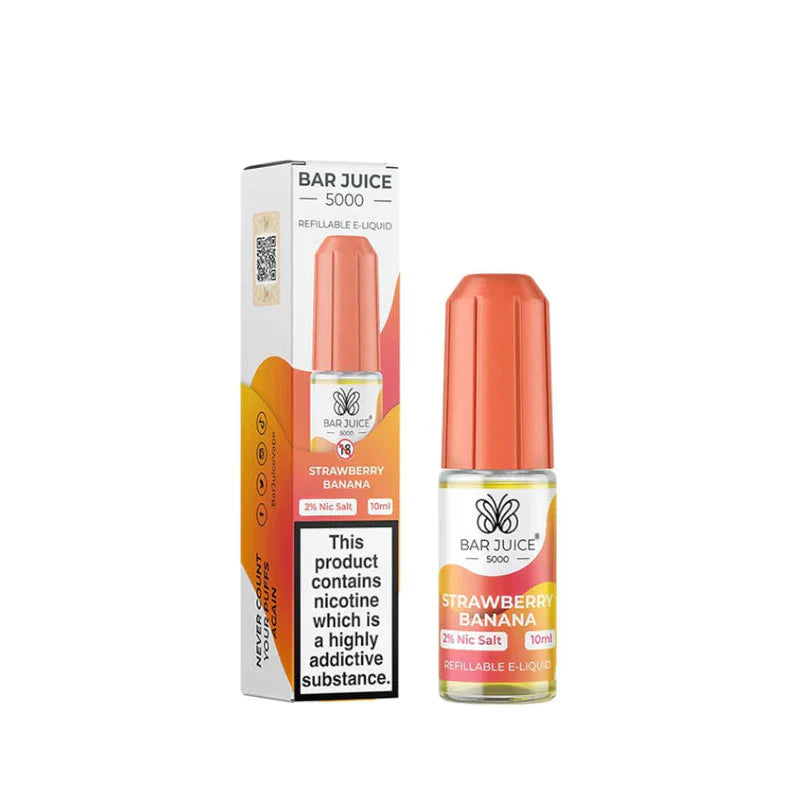 Bar Juice 5000 Strawberry Banana 10ml Nic Salts