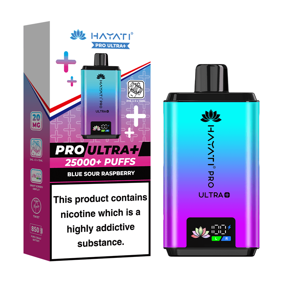 Hayati Pro Ultra Plus 25000 Blue Sour Raspberry Prefilled Pod Kit