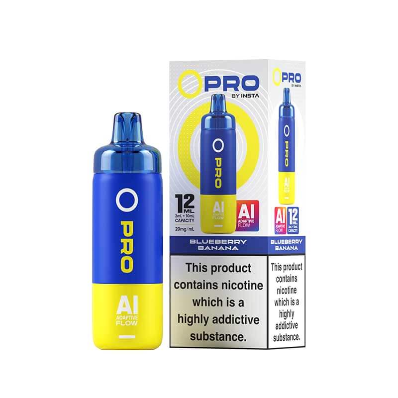 Insta O Pro 10K Blueberry Banana Prefilled Pod Vape Kit