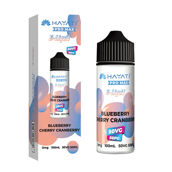 Blueberry Cherry Cranberry 50/50 Shortfill E-Liquid by Hayati Pro Max 100ml