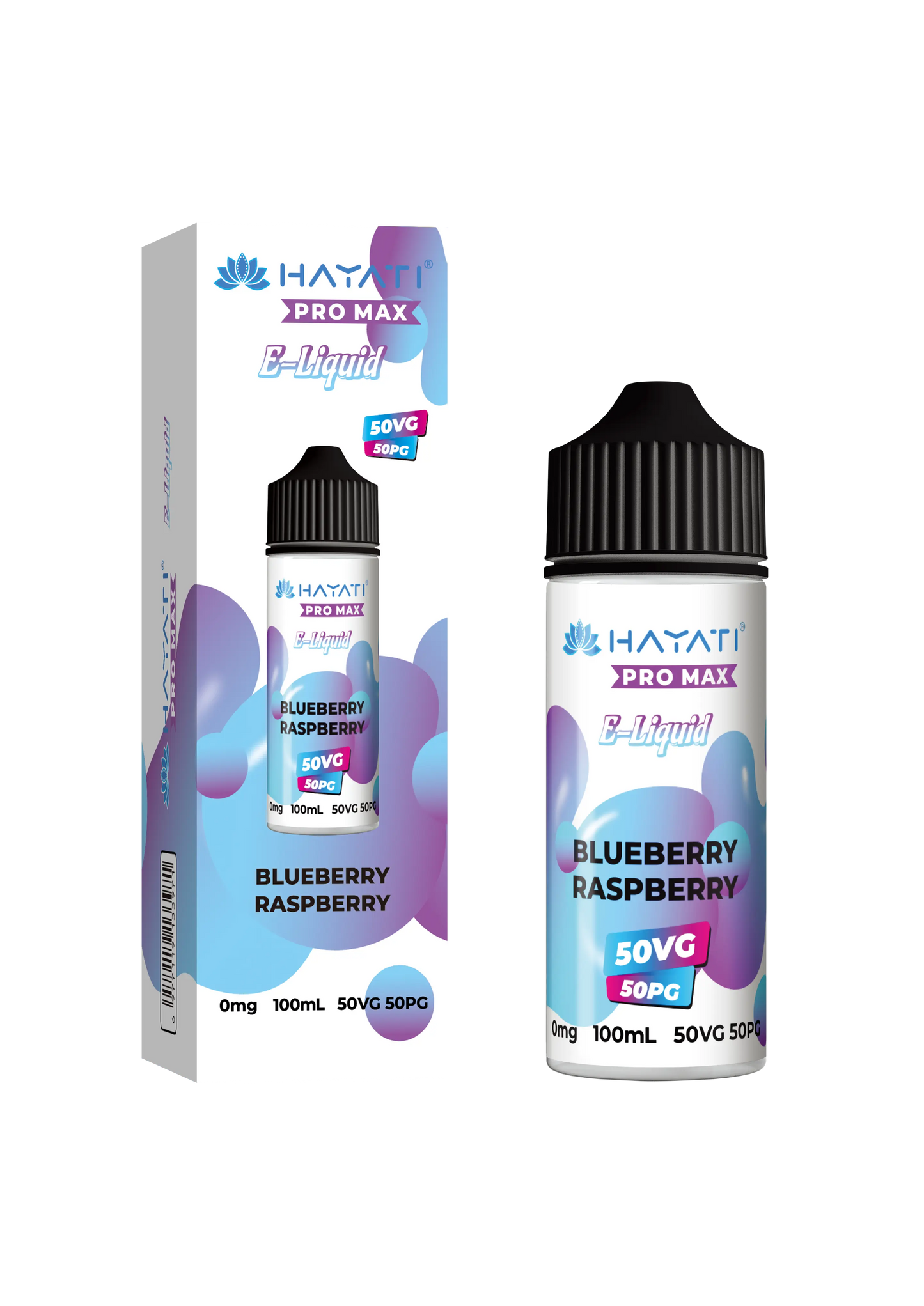 Blueberry Raspberry 50/50 Shortfill E-Liquid by Hayati Pro Max 100ml