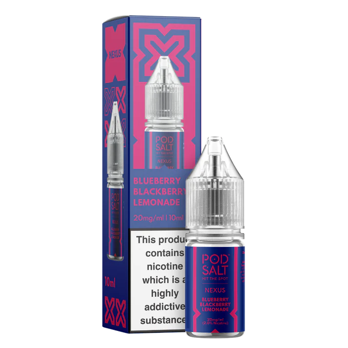 Pod Salt Nexus Blueberry Blackberry Lemonade 10ml Nicotine Salt E-Liquid