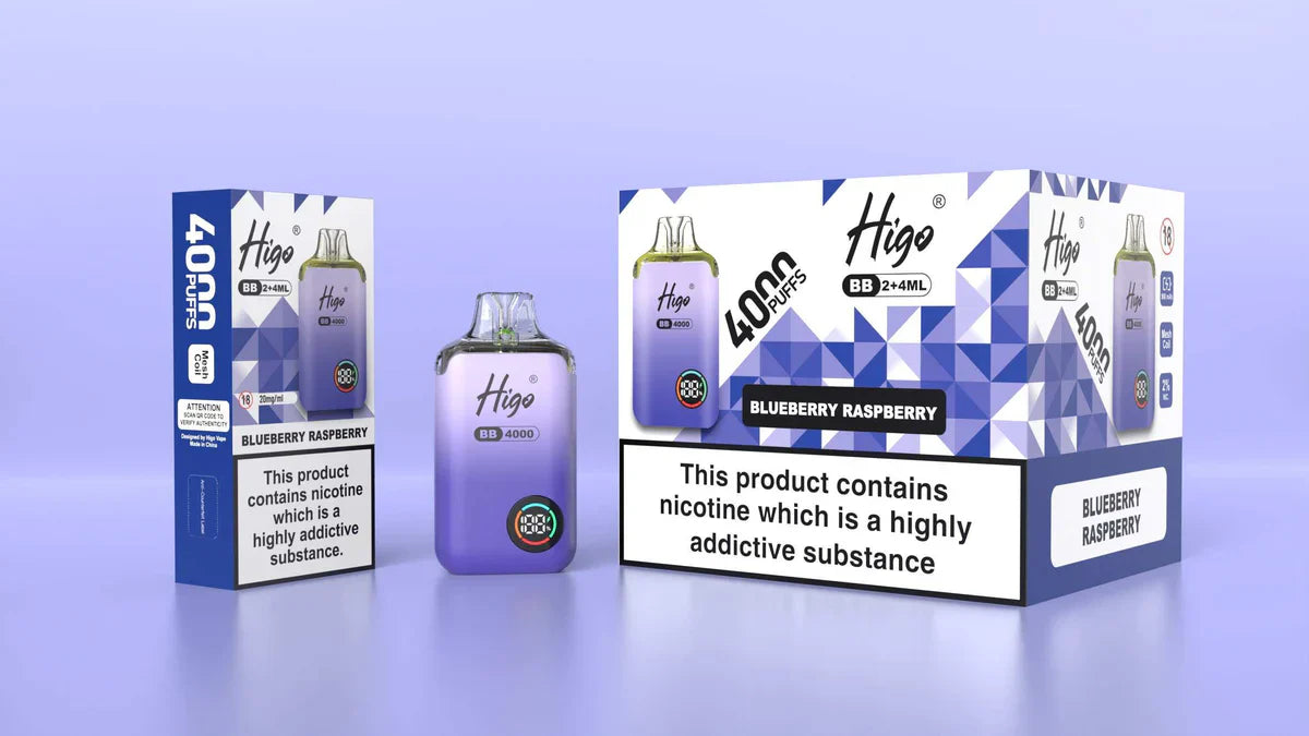 Higo BB Blueberry Raspberry Prefilled Pod Vape Kit