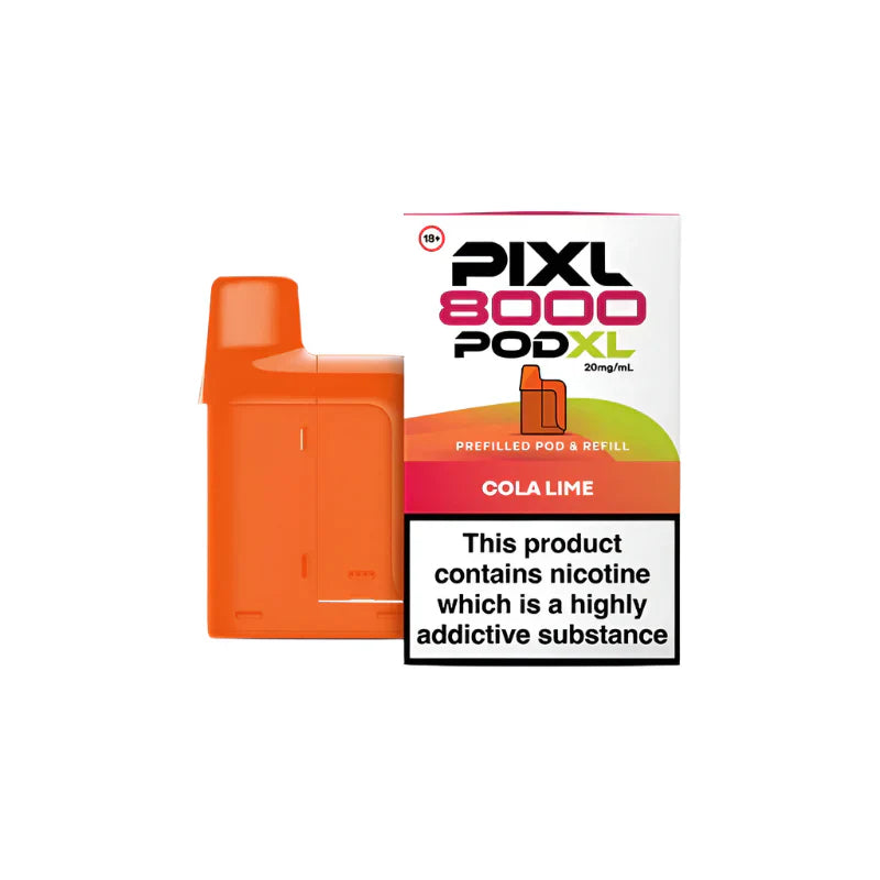 PIXL 8000 Cola Lime Compliant Post June 1st Prefilled Pod