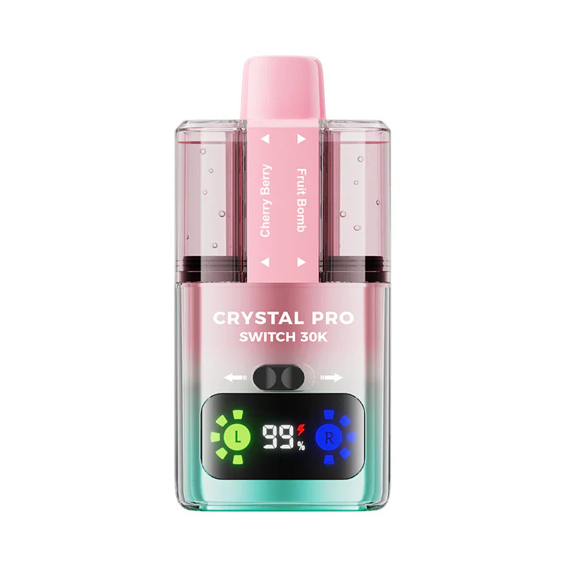 Crystal Pro Switch 30K Cherry Berry and Fruit Bomb Prefilled Pod Kit