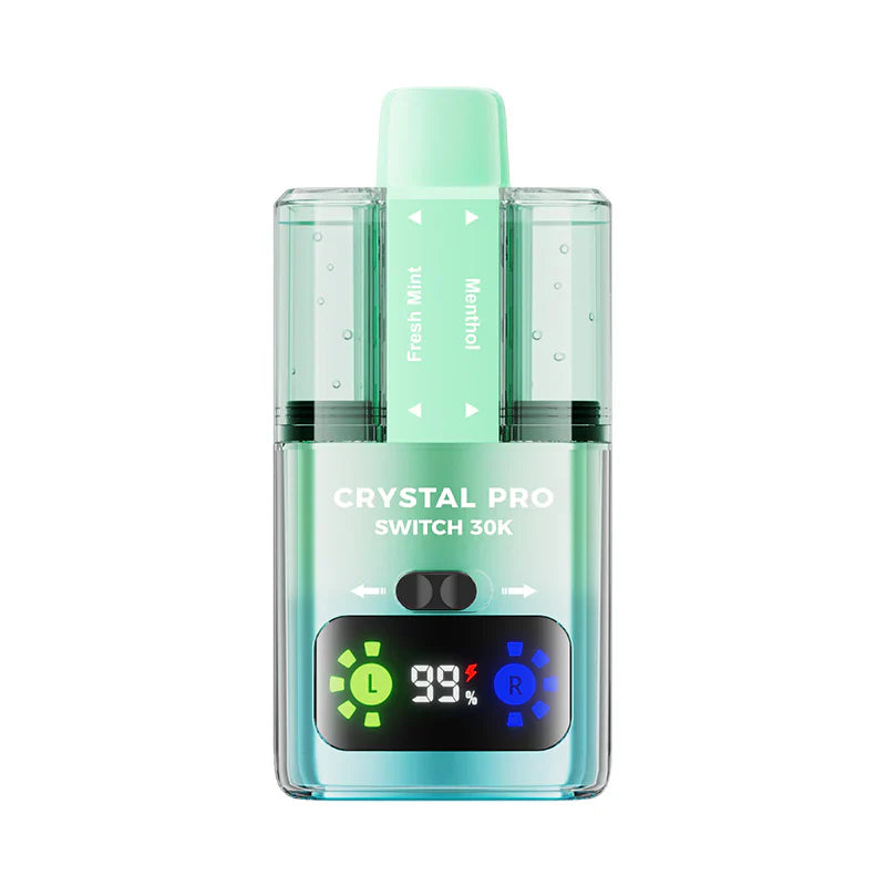 Crystal Pro Switch 30K Fresh Mint and Menthol Prefilled Pod Kit