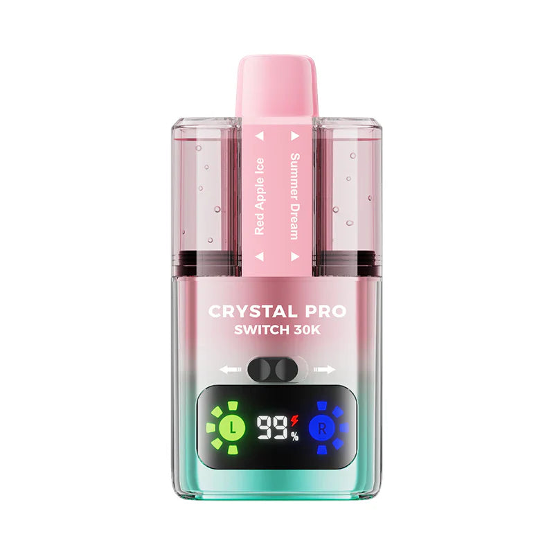 Crystal Pro Switch 30K Red Apple Ice and Summer Dream Prefilled Pod Kit