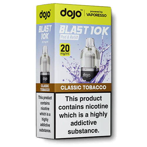 Dojo Blast 10K Classic Tobacco Prefilled Pods