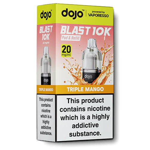 Dojo Blast 10K Triple Mango Prefilled Pods