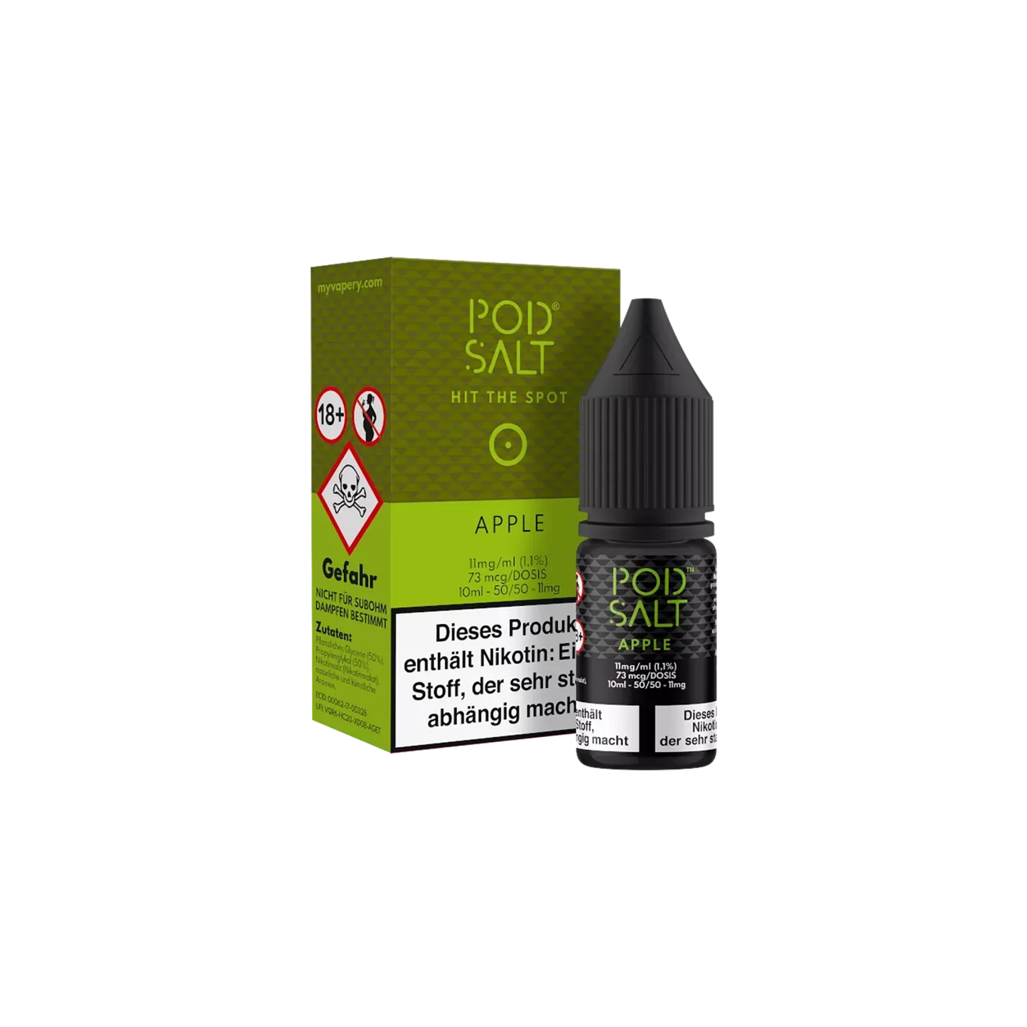 Pod Salt Apple 10ml Nic Salt
