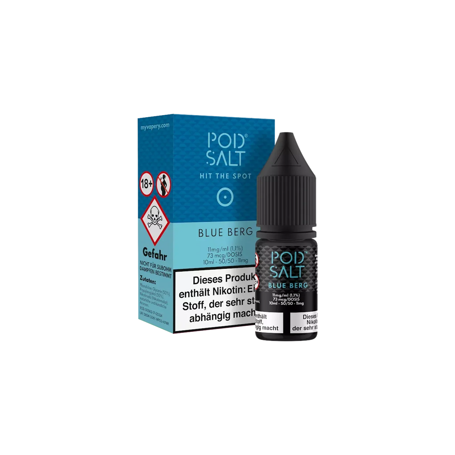 Pod Salt Blue Berg 10ml Nic Salt