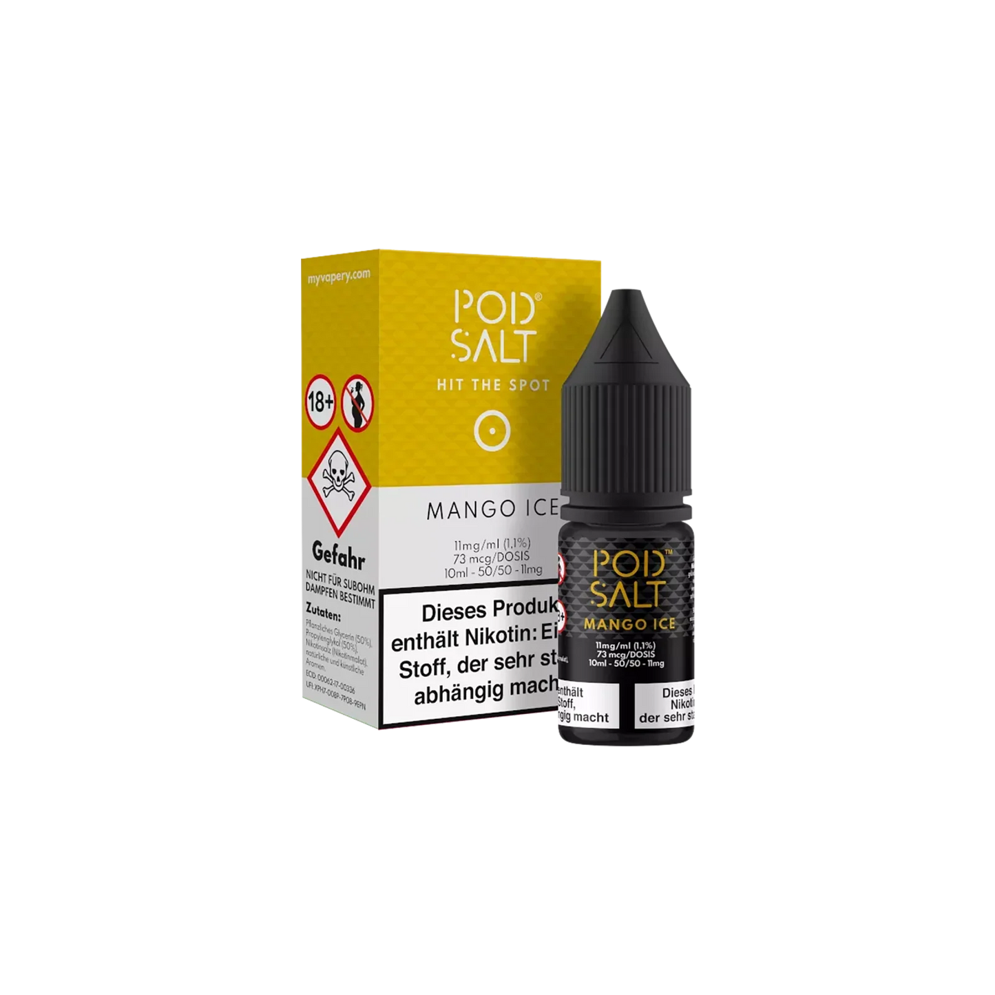 Pod Salt Mango Ice 10ml Nic Salt