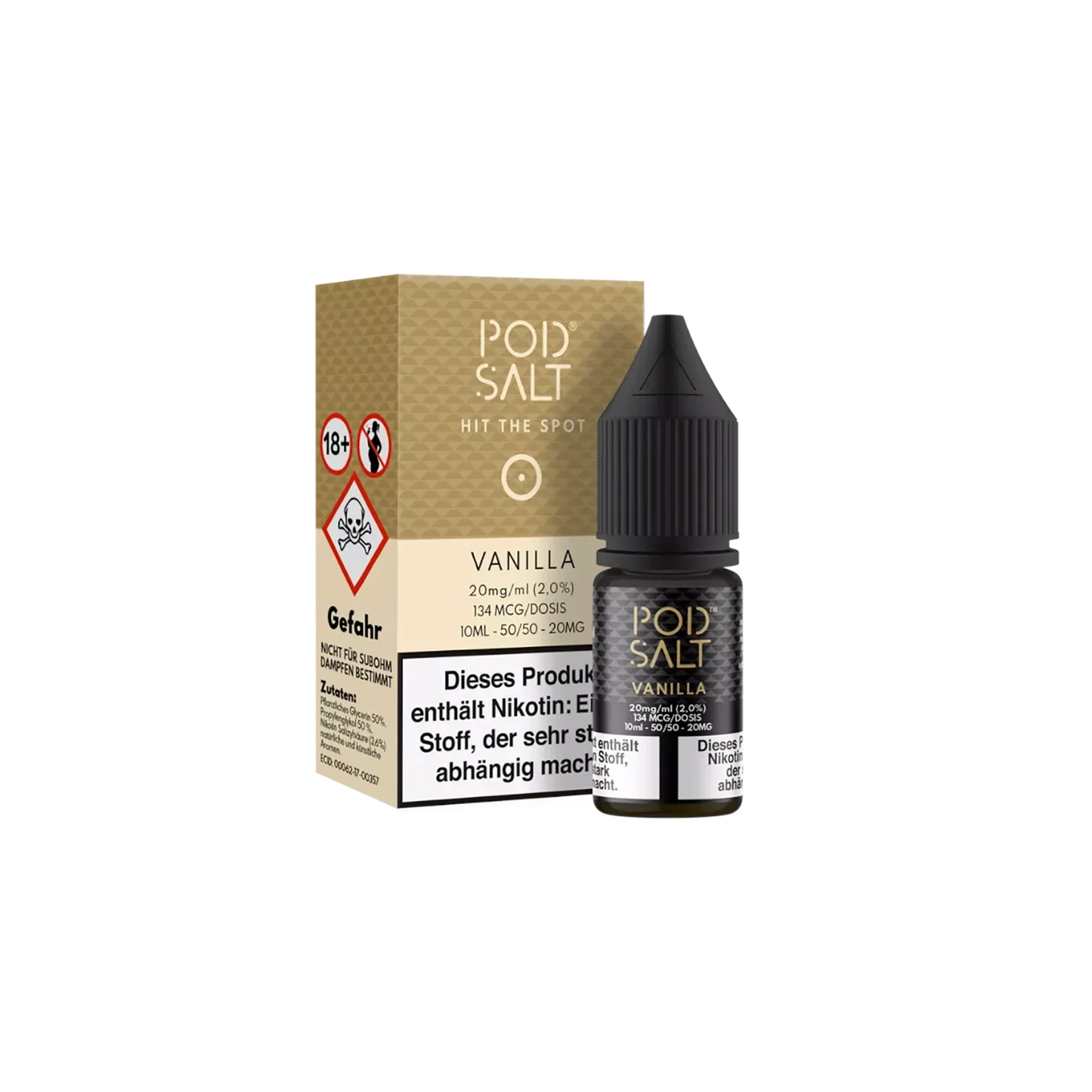 Pod Salt Vanilla 10ml Nic Salt