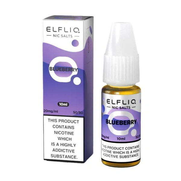 Elf Bar ElfLiq Blueberry Nic Salt E-Liquid 10ml