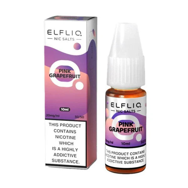Elf Bar ElfLiq Pink Grapefruit Nic Salt E-Liquid 10ml