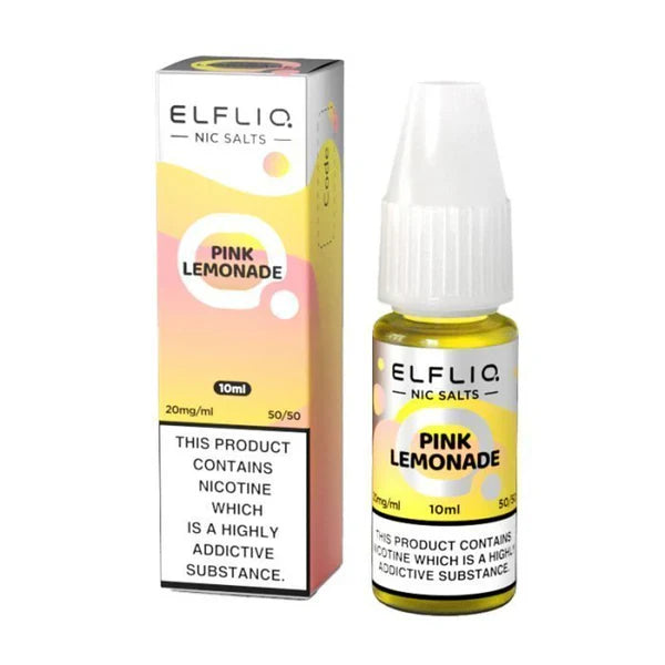 Elf Bar ElfLiq Pink Lemonade Nic Salt E-Liquid 10ml