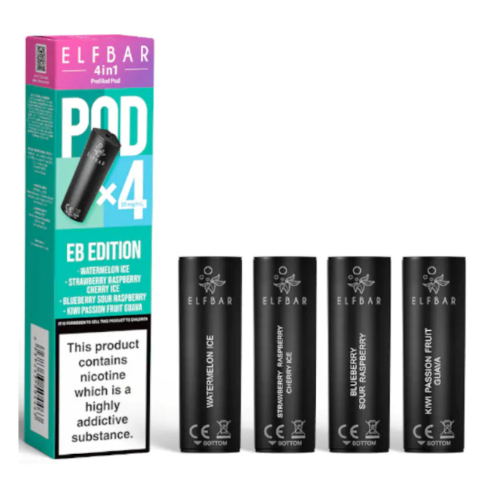 Elf Bar 4-in-1 EB Edition Prefilled Pods Pack of 4
