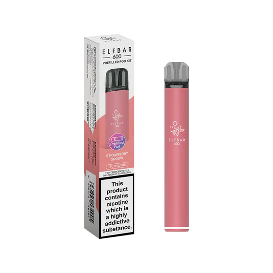 Elf Bar 600 Strawberry Snoow Prefilled Pod Kit