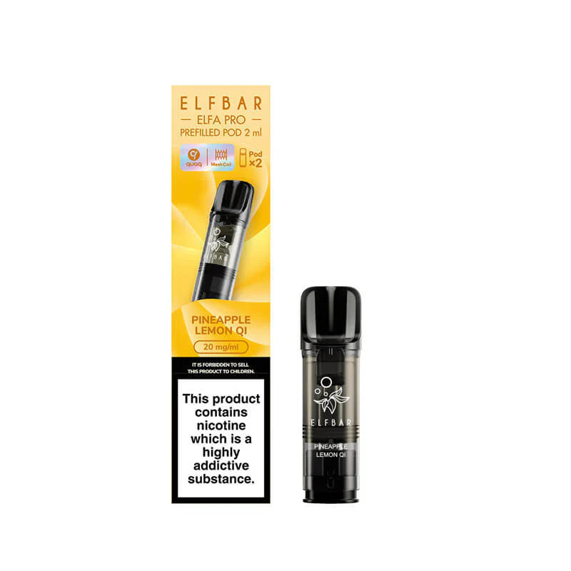 Elf Bar ELFA Pro Pineapple Lemon Qi Prefilled Pods