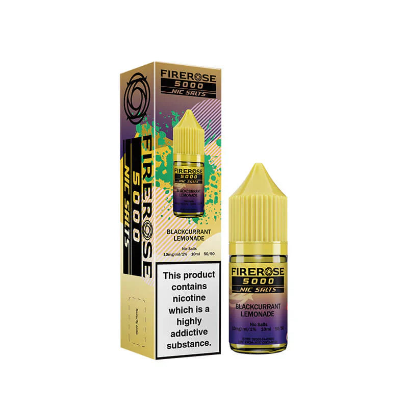 Elux Firerose 5000 Blackcurrant Lemonade 10mg Nic Salts