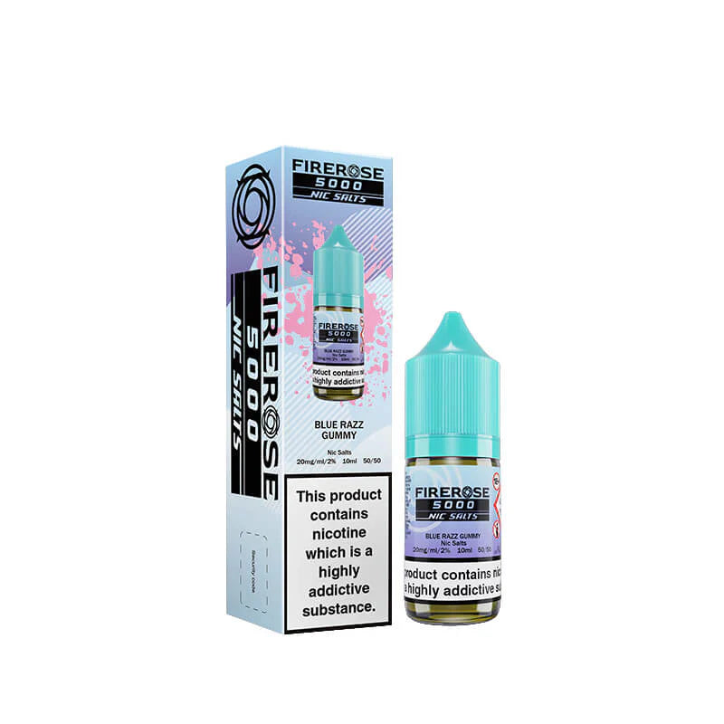 Elux Firerose 5000 Blue Razz Gummy 10mg Nic Salts