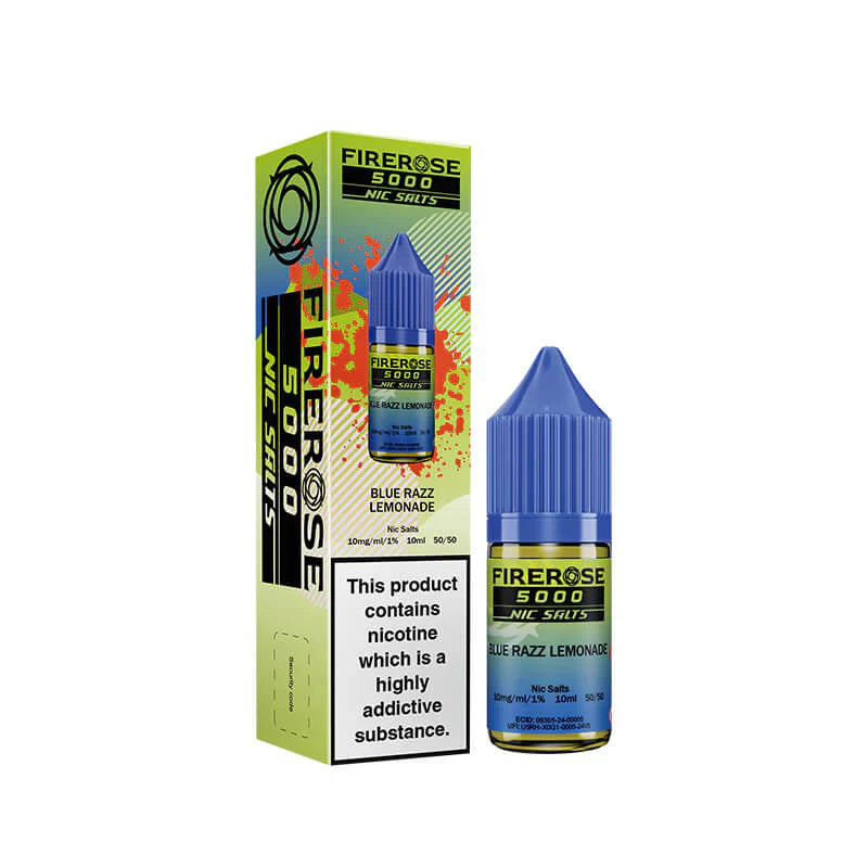 Elux Firerose 5000 Blue Razz Lemonade 10mg Nic Salts