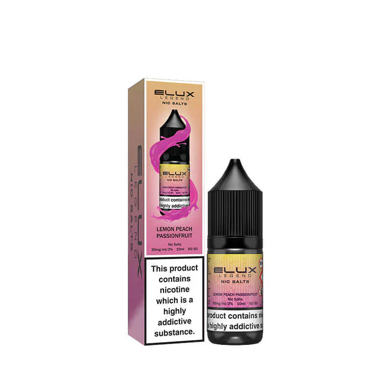 Elux Legend Lemon Peach Passionfruit 10mg Nic Salts