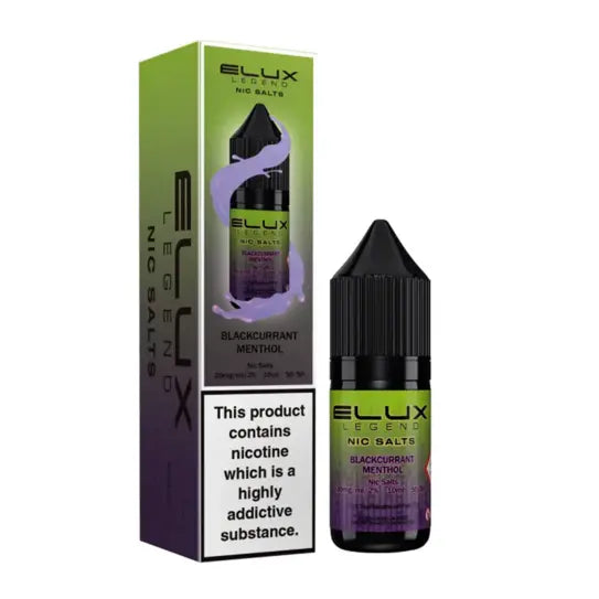 Elux Legend Nic Salts Blackcurrant Menthol