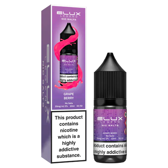 Elux Legend Nic Salts Grape Berry