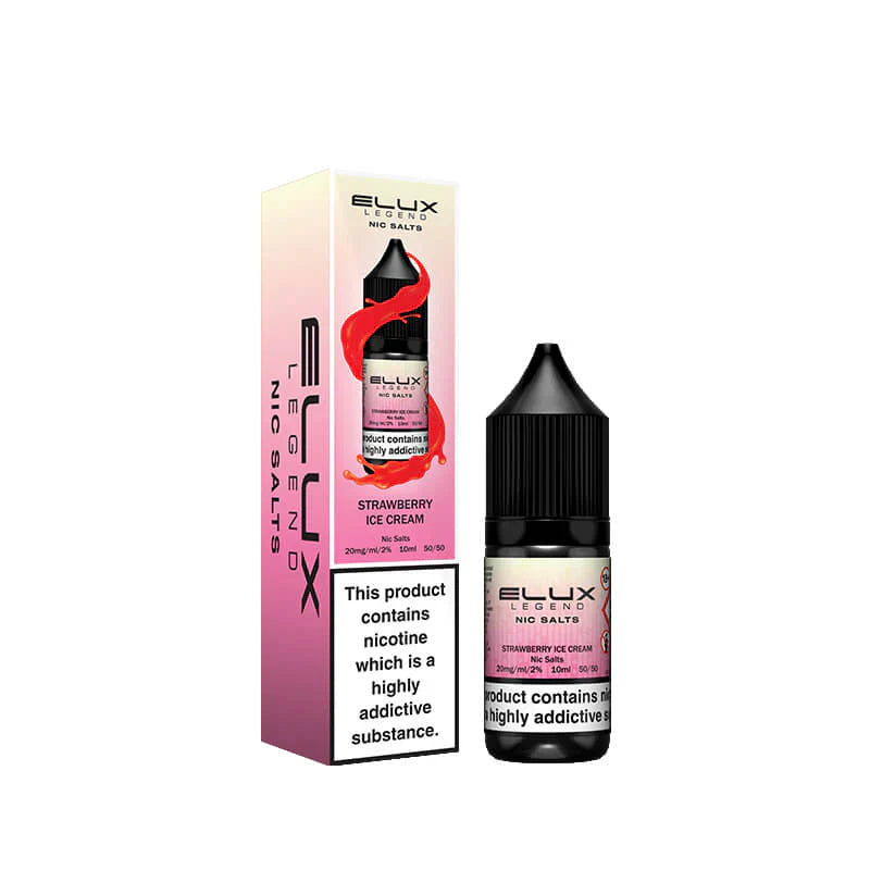 Elux Legend Strawberry Ice Cream 10mg Nic Salts