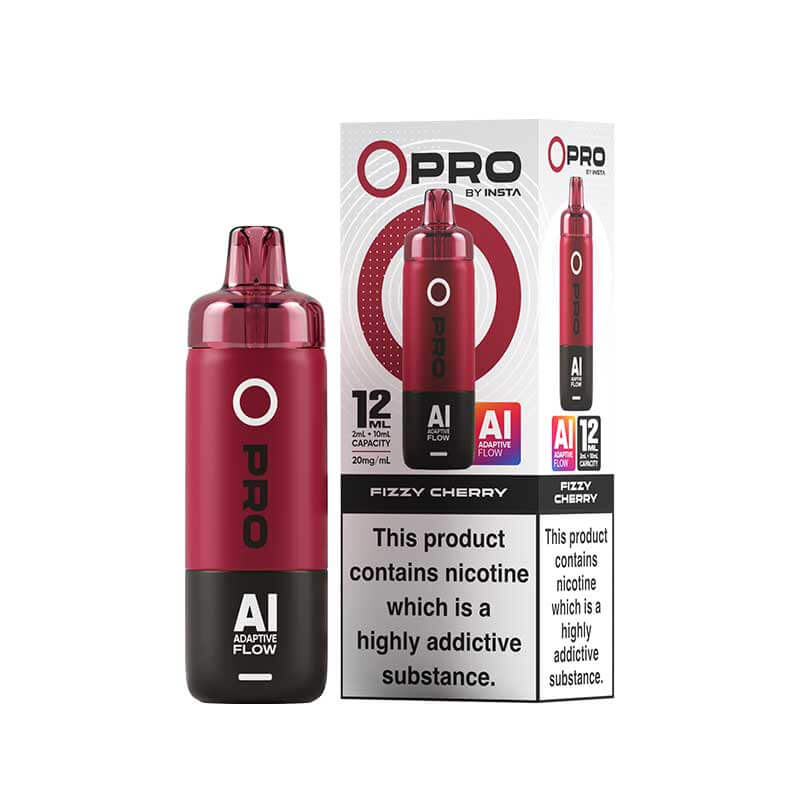 Insta O Pro 10K Fizzy Cherry Prefilled Pod Vape Kit