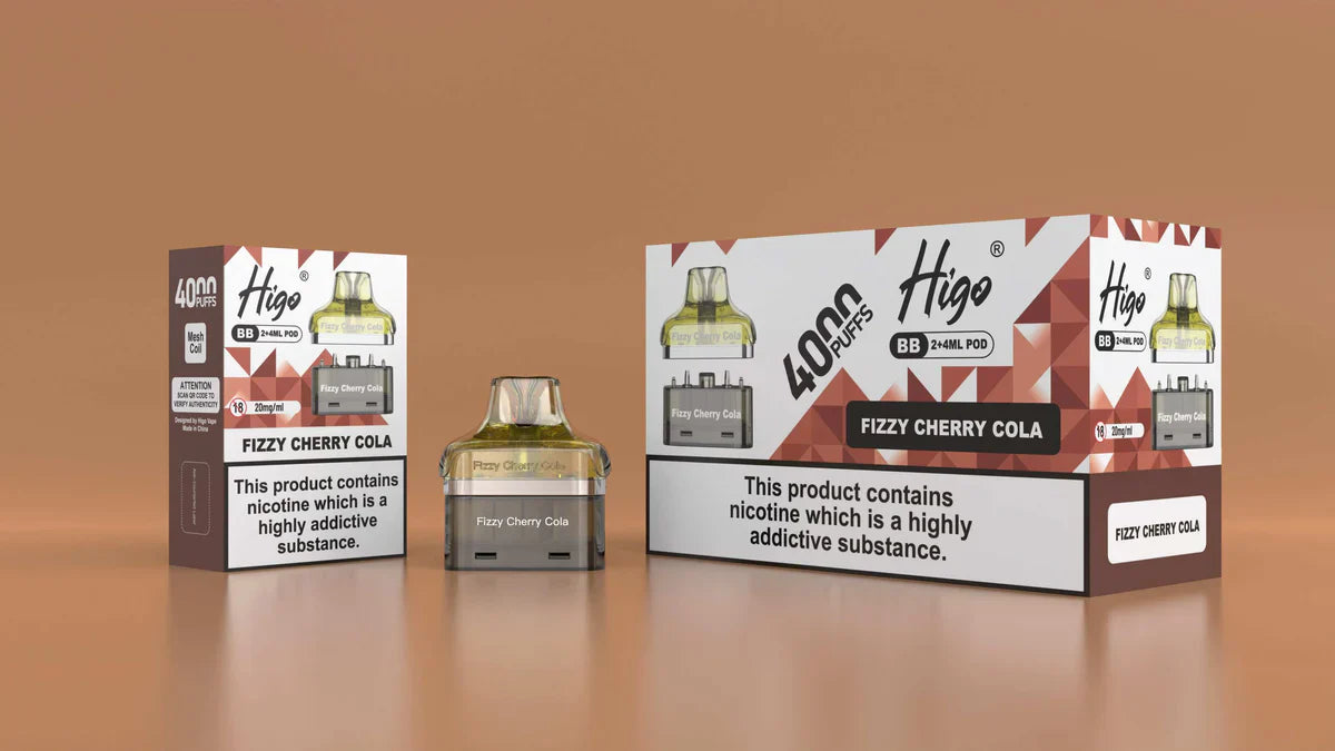 Higo BB Pod 20mg Fizzy Cherry Cola