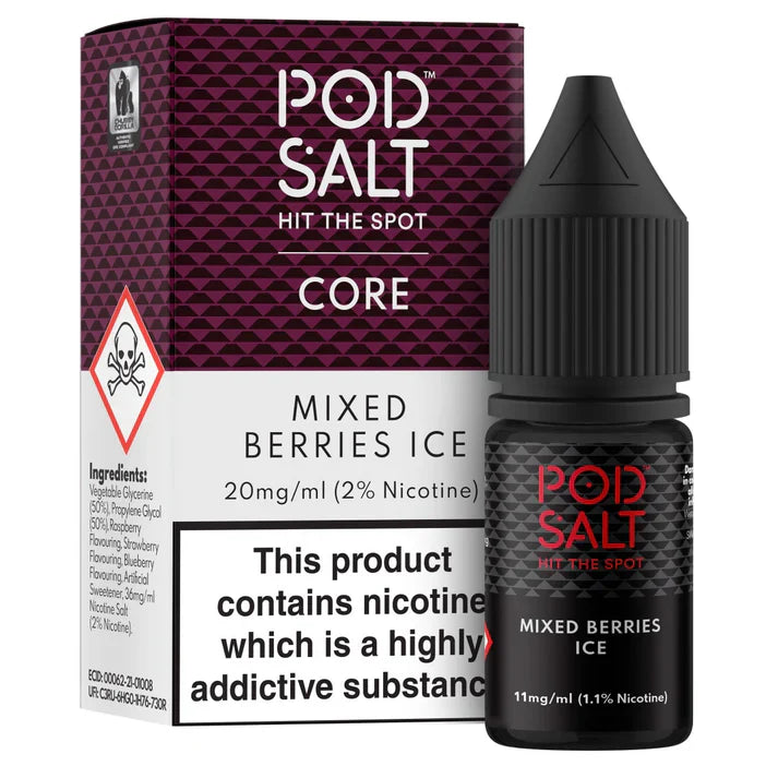 Pod Salt Core Mixed Berries Ice 10ml Nicotine Salt E-Liquid