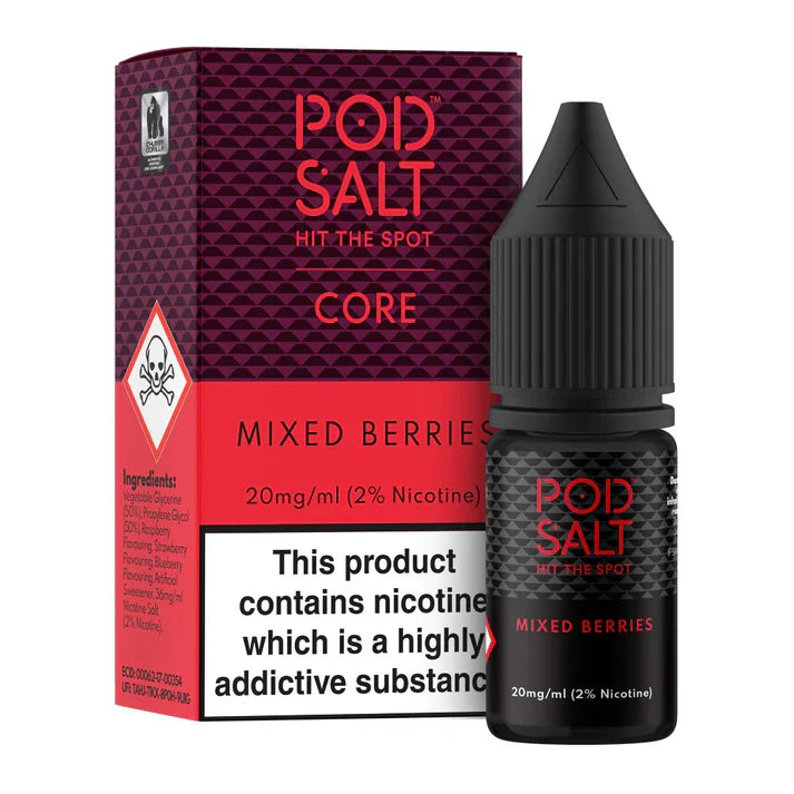 Pod Salt Core Mixed Berries 10ml Nicotine Salt E-Liquid