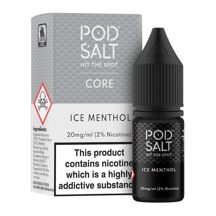Pod Salt Core Ice Menthol 10ml Nicotine Salt E-Liquid