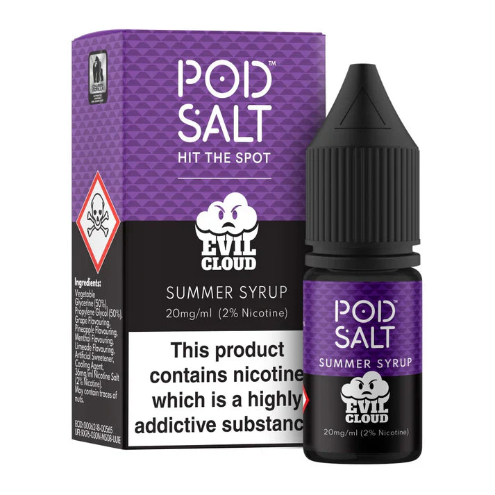Pod Salt Fusion Summer Syrup 10ml Nicotine Salt E-Liquid