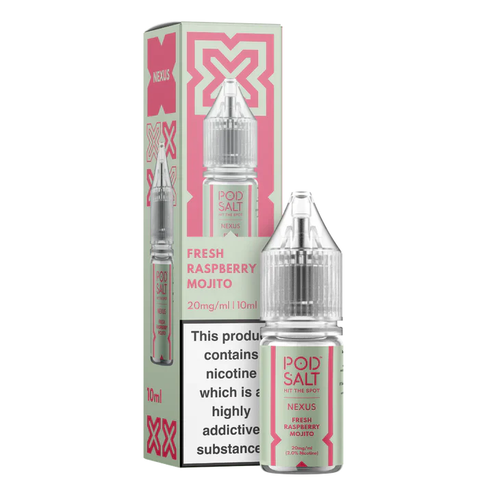 Pod Salt Nexus Fresh Raspberry Mojito 10ml Nicotine Salt E-Liquid