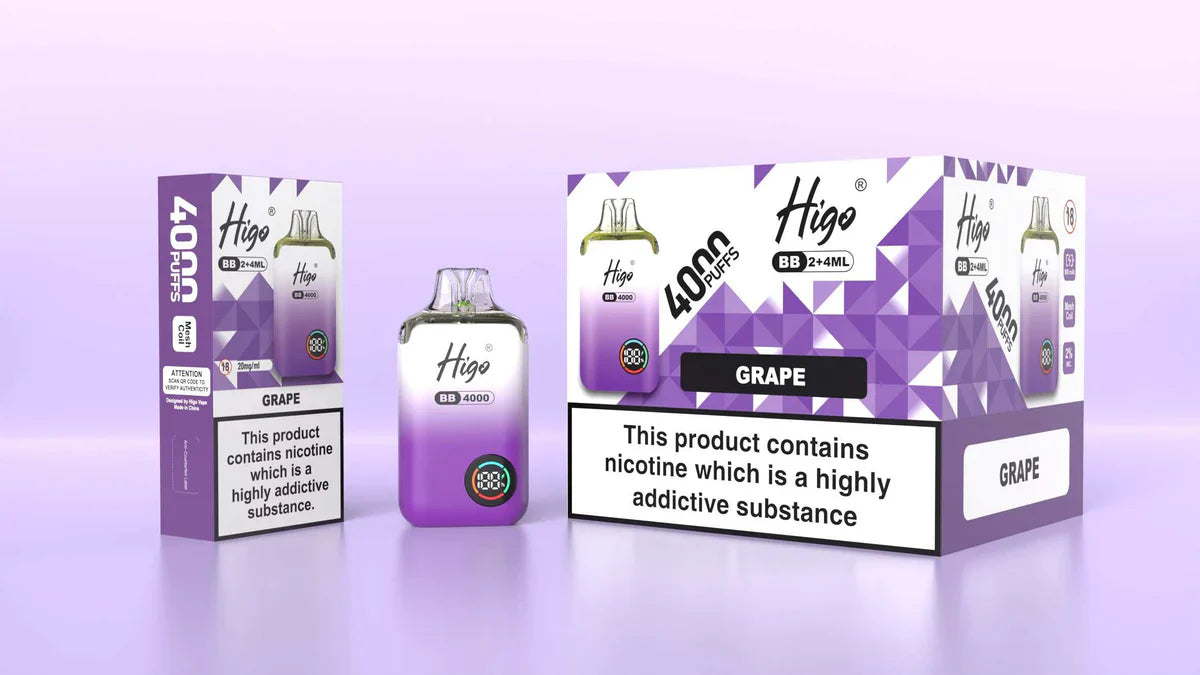 Higo BB Grape Prefilled Pod Vape Kit