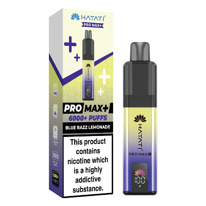 Hayati Pro Max Plus 6000 Blue Razz Lemonade Prefilled Pod Kit