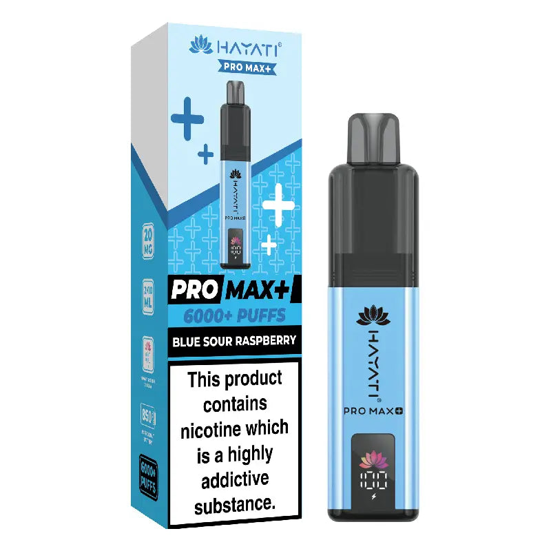 Hayati Pro Max Plus 6000 Blue Sour Raspberry Prefilled Pod Kit