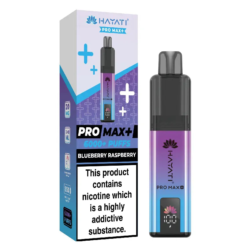 Hayati Pro Max Plus 6000 Blackberry Raspberry Prefilled Pod Kit