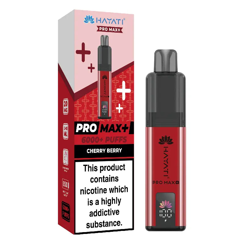 Hayati Pro Max Plus 6000 Cherry Berry Prefilled Pod Kit