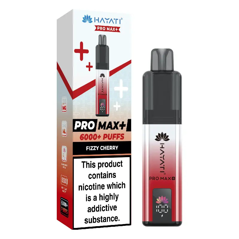 Hayati Pro Max Plus 6000 Fizzy Cherry Prefilled Pod Kit
