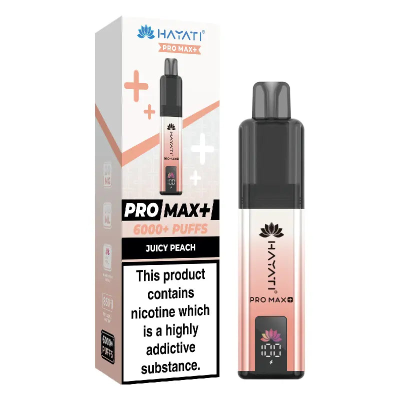 Hayati Pro Max Plus 6000 Juicy Peach Prefilled Pod Kit