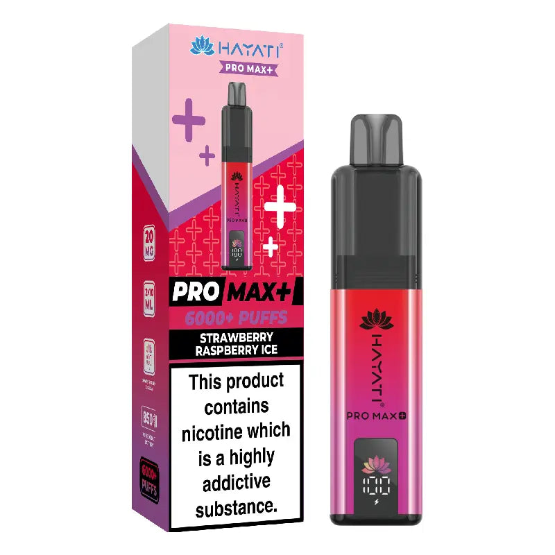 Hayati Pro Max Plus 6000 Strawberry Raspberry Ice Prefilled Pod Kit